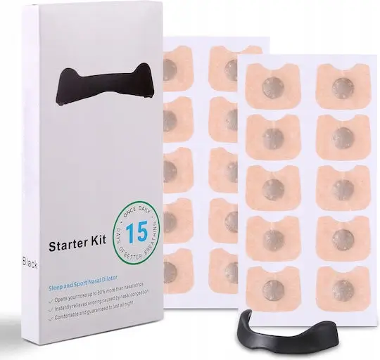 Vita O2 magnetic nasal strip opening nasal passages for better airflow